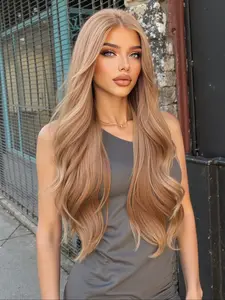 Topshe Lace Frontal Wig 13x6, Natural Look Hair Clip, Comfortable Breathable Lace Body Wig, Easy Maintenance, Suitable for Daily Wear, Frontlace Glueless Wig