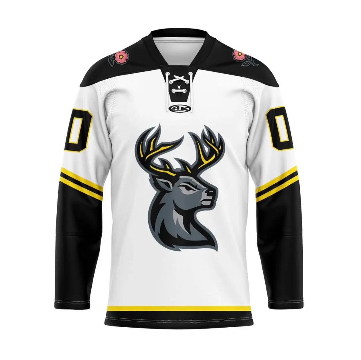 Iowa Heartlanders 2025–26 White Hockey Shirt, Custom Name & Number Fan Jersey