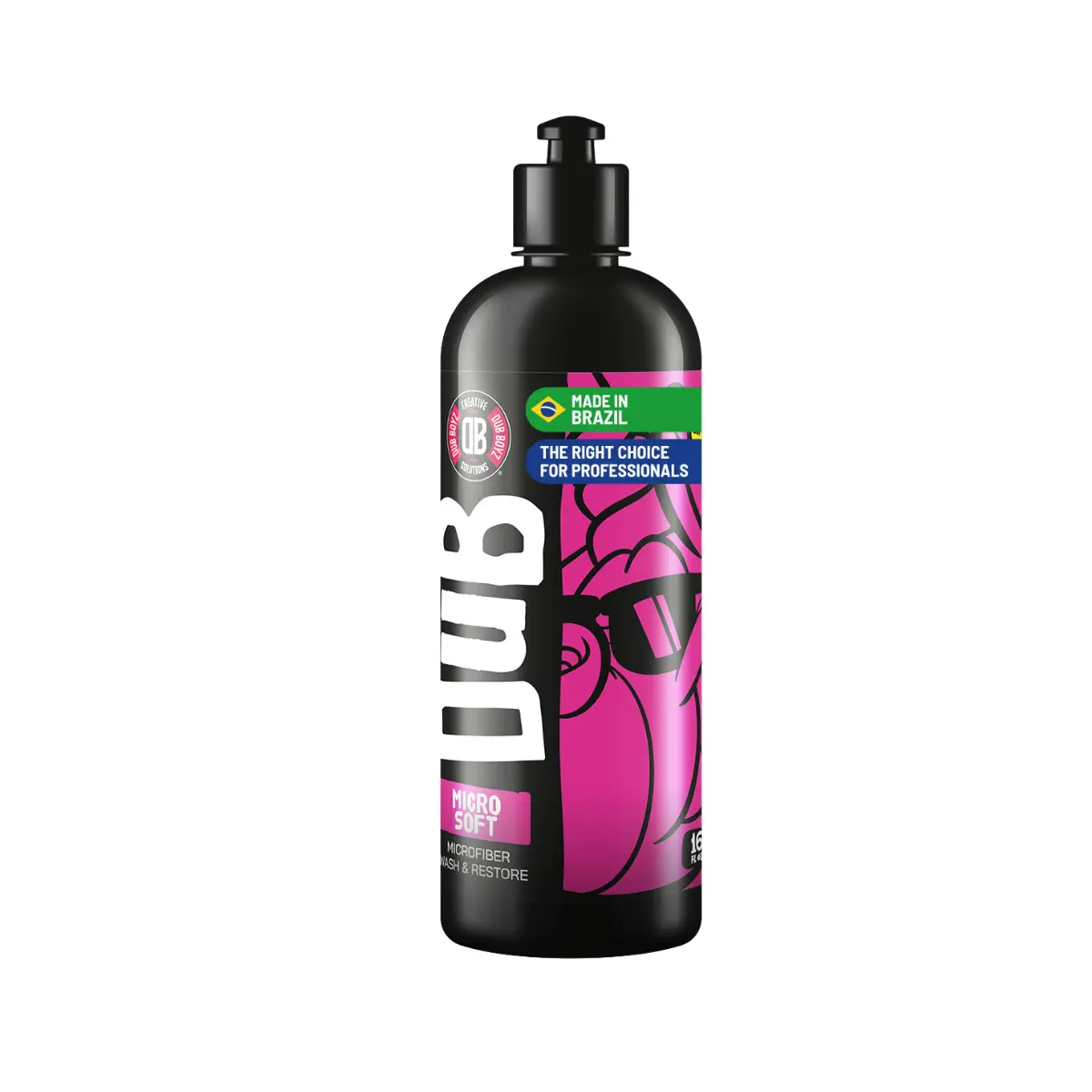 Dub Boyz Micro Soft Microfiber Towel Cleaner – Wash & Restore (16 oz)