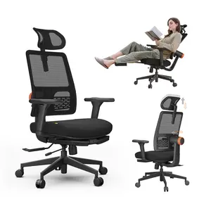NEWTRAL Ergonomic Chair with Lumbar Support and 4D Armrests, Adjustable Chair Suitable for Home Gaming and Office Use