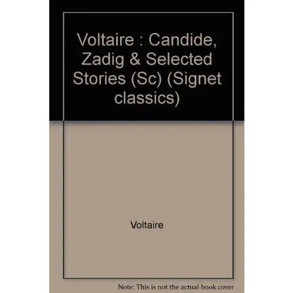 USED-Candide, Zadig, and Selected Stories by Francois Voltaire (Unknown)