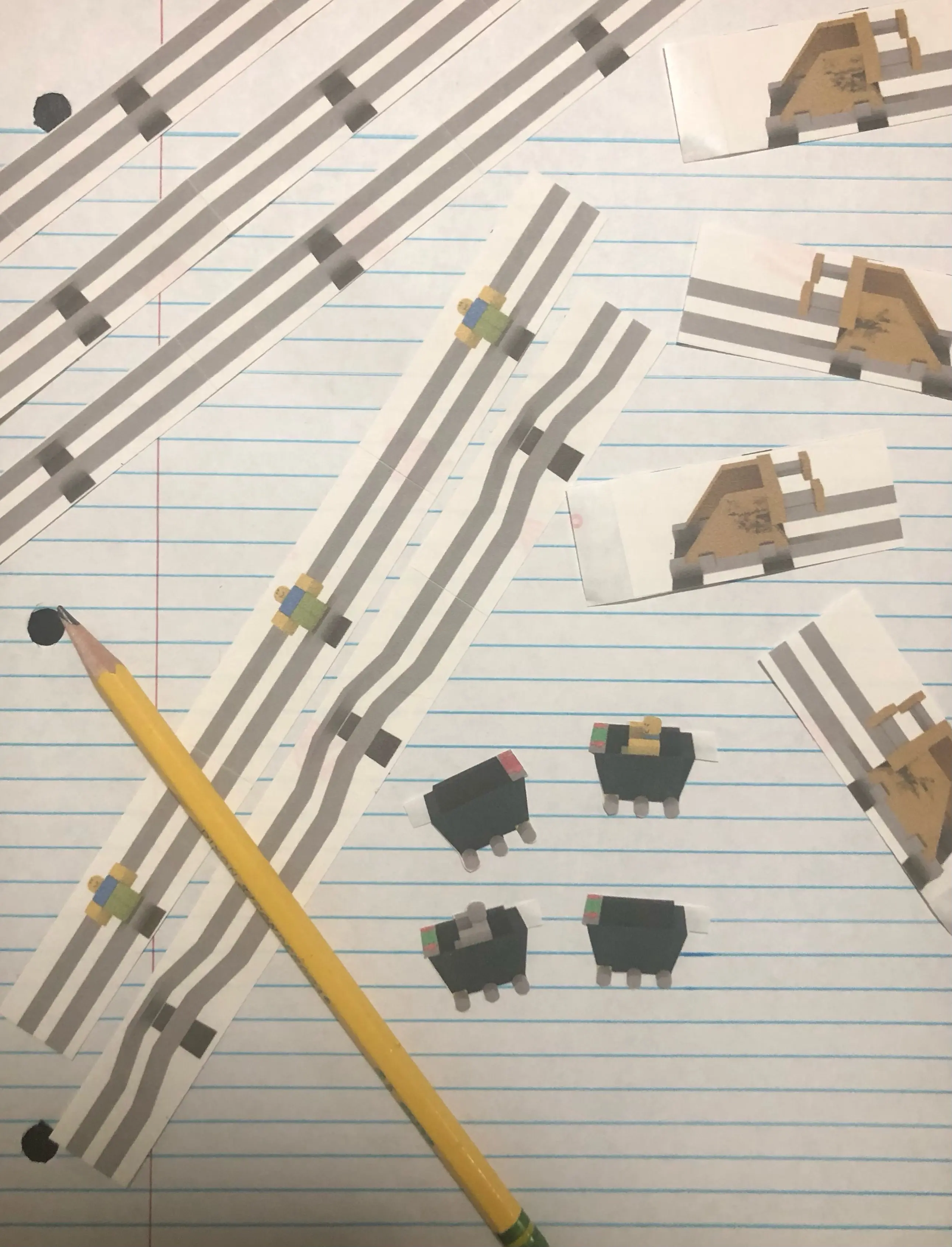 Roblox Cart Ride Notebook Sticker Pack