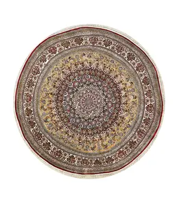 907 - China Traditional Pure Silk Round Rug