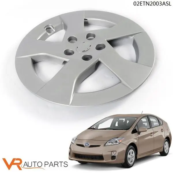 16 in Auto Replacement Hubcap - Easy Install, Wheel Protection Wheel Cover Compatible with Toyota Prius 2010-2011