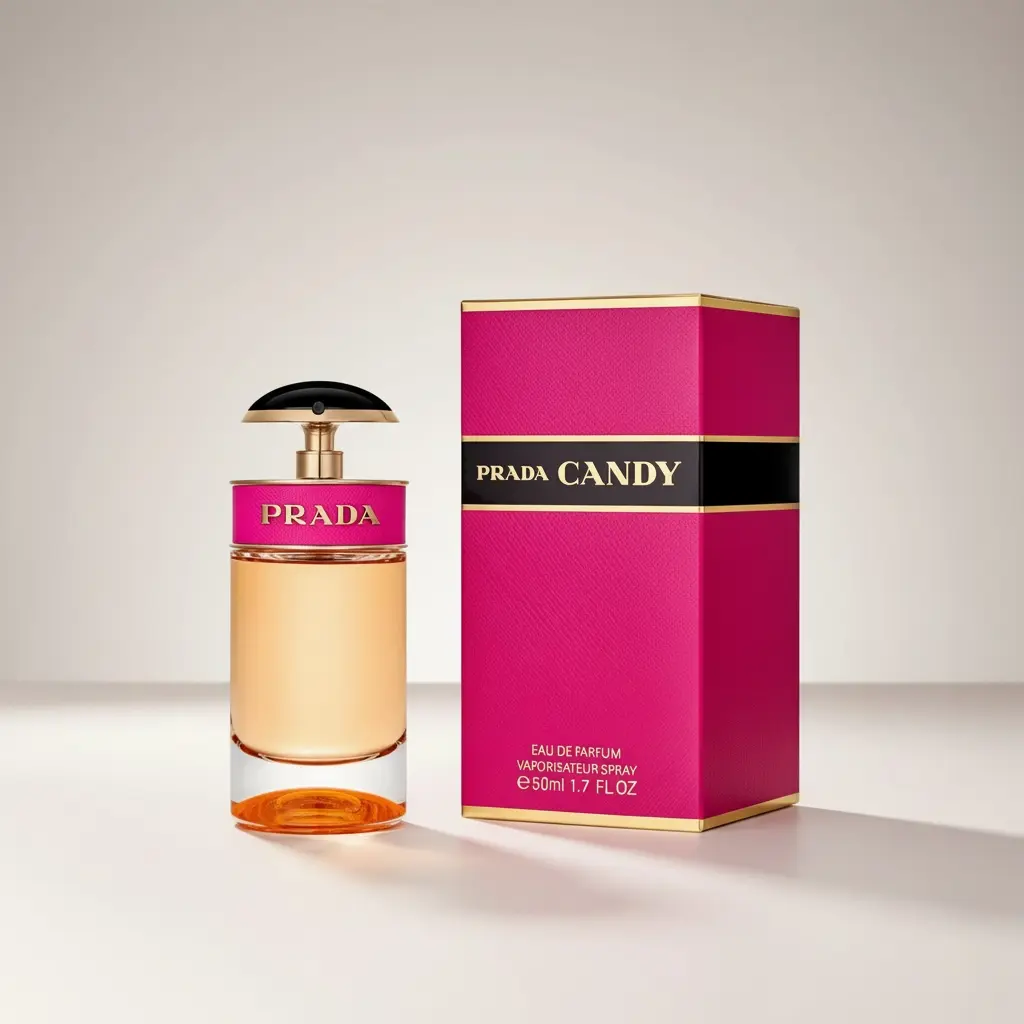 PRADA Candy Eau de Parfum, Warm Gourmand Perfumes for Women with Caramel & Benzoin Resin, Elegant Scent for Office Wear, Regular Ed., Spray On Skin