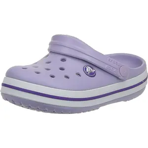 Crocs Kids Crocband Clogs - Lavender/Neon Purple - C13 207006-5P8-C13