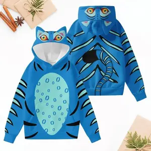 DerpyTigerEarsCostumeHoodie,KpopDemonHuntersCostumeHoodieJogger,DerpyTigerHoodie,HalloweenTigerCostumeHoodie Menswear Sweatshirts