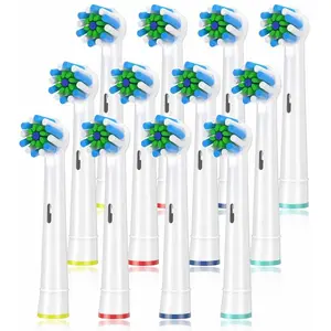 4/8/12 Pack EB50 Cross Action Replacement Detachable Brush Heads For Oral B D12 D16 D100 3757 3709 pro3 pro1max electric toothbrush