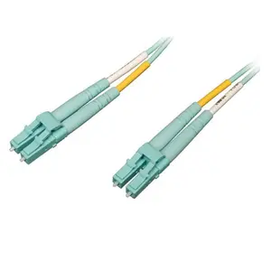 Tripp Lite 15 M Duplex Multimode Lc & Lc Fiber Patch Cable, Aqua