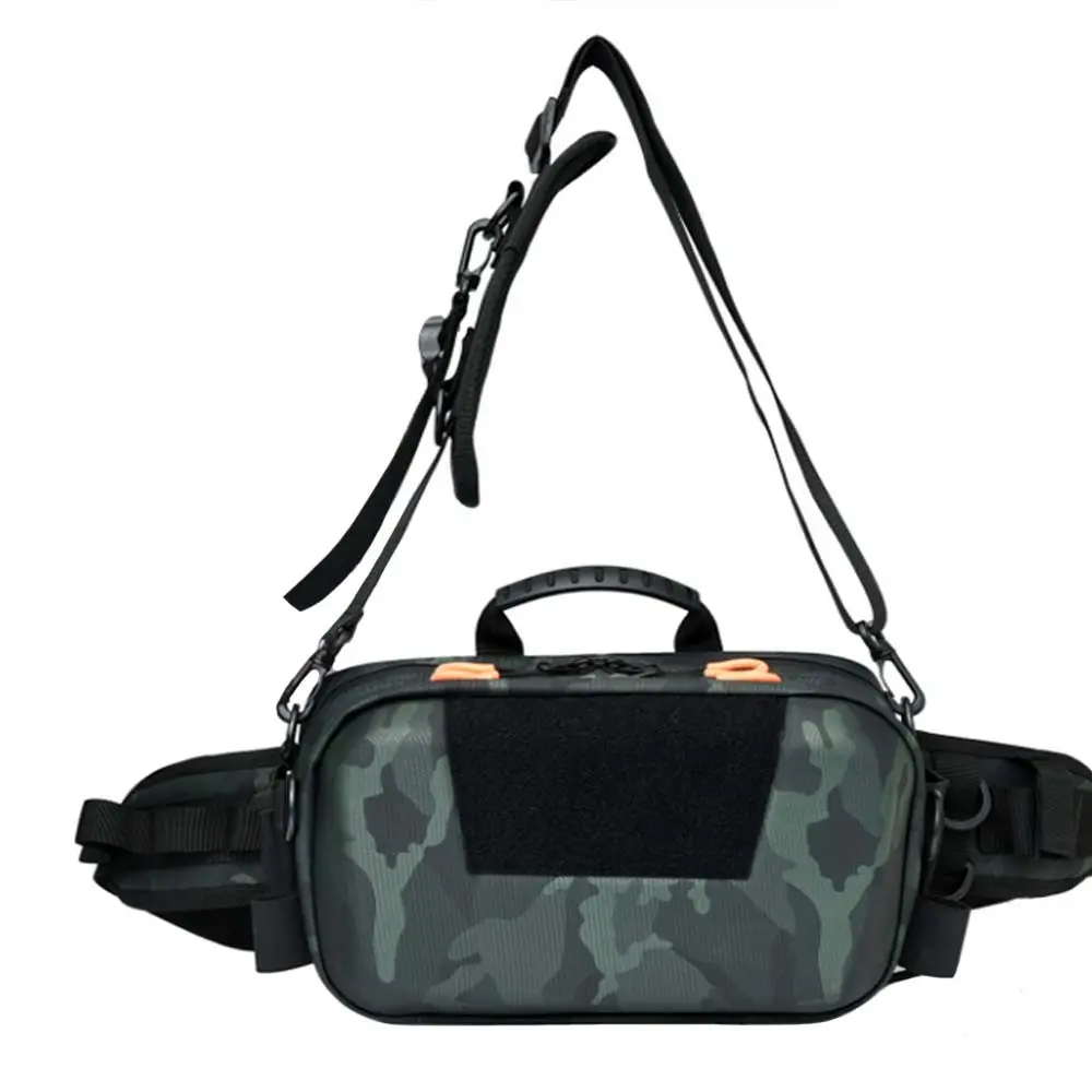 Multifunctional Waterproof Waist Bag, Outdoor Lure Fishing Gear Organizer, Single Shoulder Pouch, Fake Bait Storage, Crossbody Fish Tool Bag, Fishing Tackle Organizer