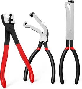 Electrical Disconnect Pliers 3-Pack Professional Set for Auto Repairs - Automotive Connector & Fuel Line Clip Remover Tools with Rapid Disconnector & IP54 Resistance