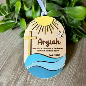 Personalized Baptism Ornament