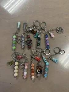 Beaded Tassle Keychain
