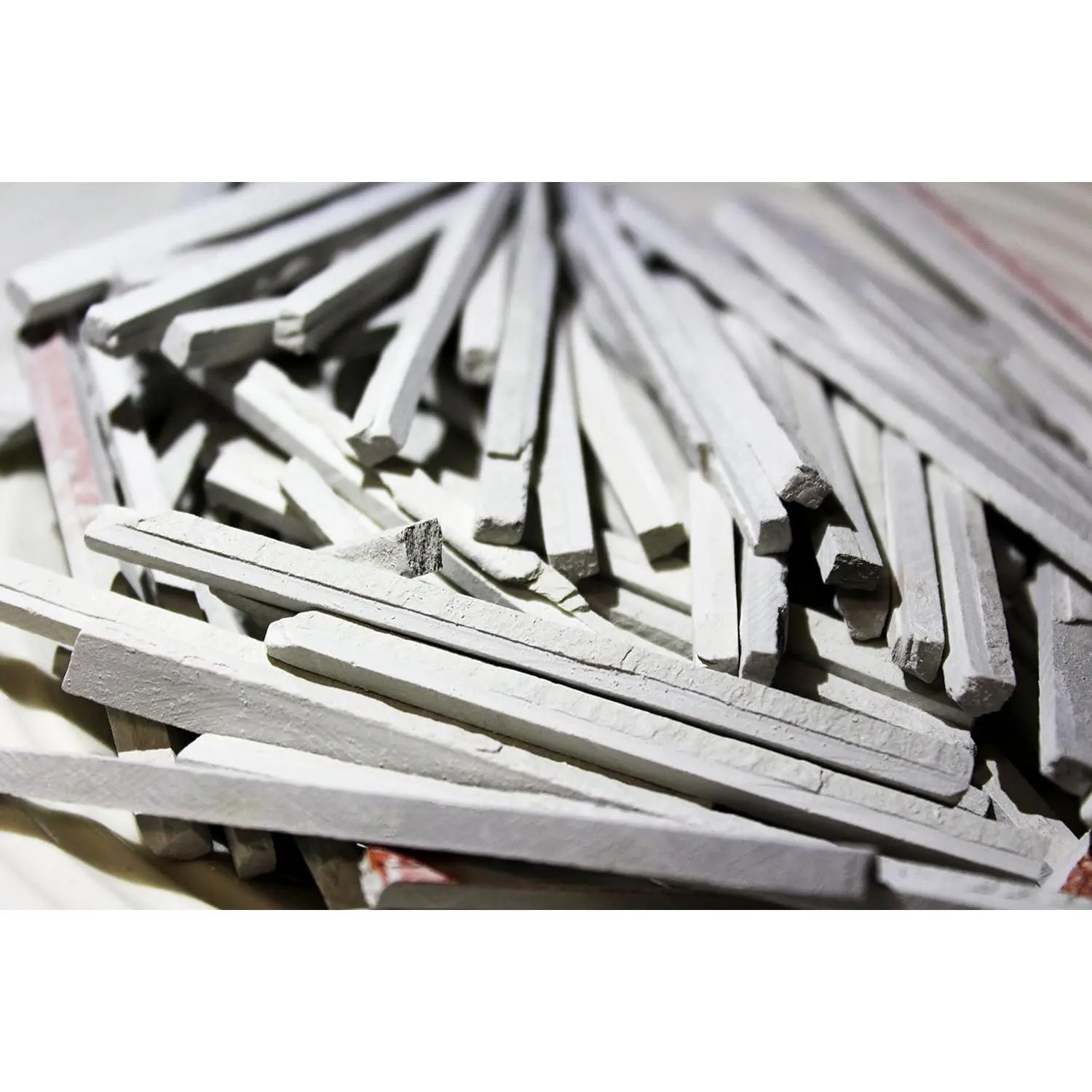 250 Grms Slate Chalk Bars - Edible White & Earthy Colored Thin Pencils 250 Grms Slate Chalk Bars - Edible White & Earthy Colored Thin Pencils