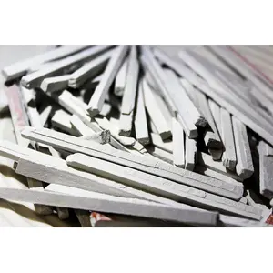 250 Grms Slate Chalk Bars - Edible White & Earthy Colored Thin Pencils