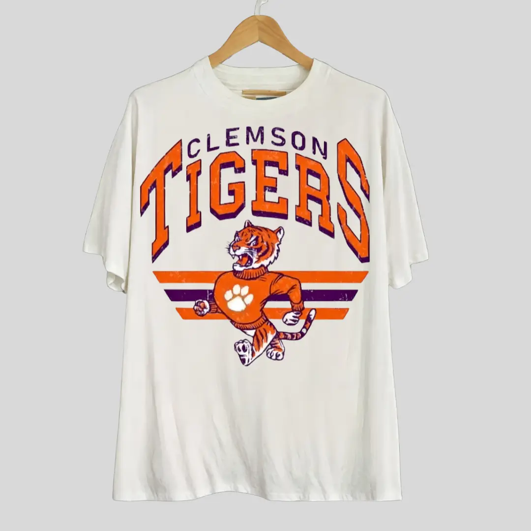 Vintage Clemsonn Tigers 1896 Shirt - Classic College Football Lover