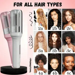 2-in-1 split hair clipper - automatic charging, cordless beauty tool, suitable for damaged hair (dry, curly, fragile) - including limited combs and hair clips, hair cutting tools, Hair styling tools, hair accessories, ABS plastic body