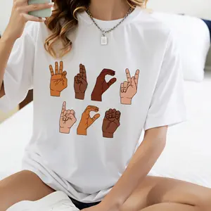 F*ck ICE Hand Sign Language tShirt, Anti Trump Shirt, Anti ICE Tee, Immigration tee, Chinga La Migra Shirt Gift, Activism tee