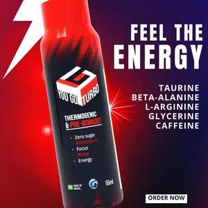 You Go Turbo - Pack of 10 bottles (1.86oz each)
