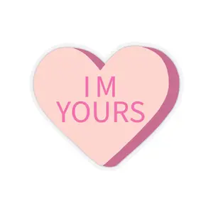 I'm Yours Heart Kiss-Cut Sticker scrapbooking