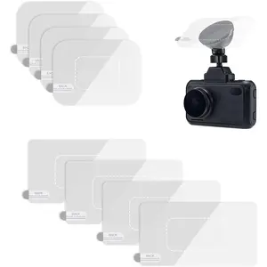 8 count Windshield Electrostatic Sticker, Windshield Sticker Static Cling Window Films Electrostatic Protection Film Clear Weatherproof Stickers  Window Stickers for Mounting Dashcam Anti-Scratch