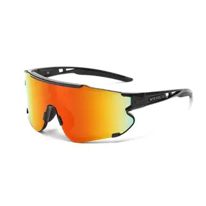 WYE DELTA Z87+ HiViz Red Revo Unisex Safety Sunglasses with TR90 Material & 2.3mm Polarized Lenses for Work Fishing Cycling Sports