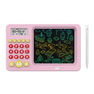 Calculator Handwriting Tablet for Children Intelligent Early Education Learning Machine Educational Multifunctional Drawing Board LCD Handwriting Tabl