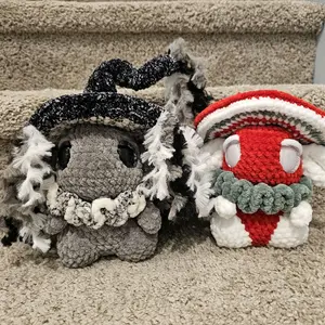 Handmade Crocheted Thistle the Mushling