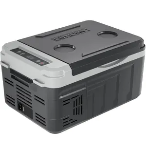 Euhomy 12-Volt 11 Quart Electric Cooler (Car Refrigerator) -  Bluetooth Enabled, Portable RV & Car Freezer