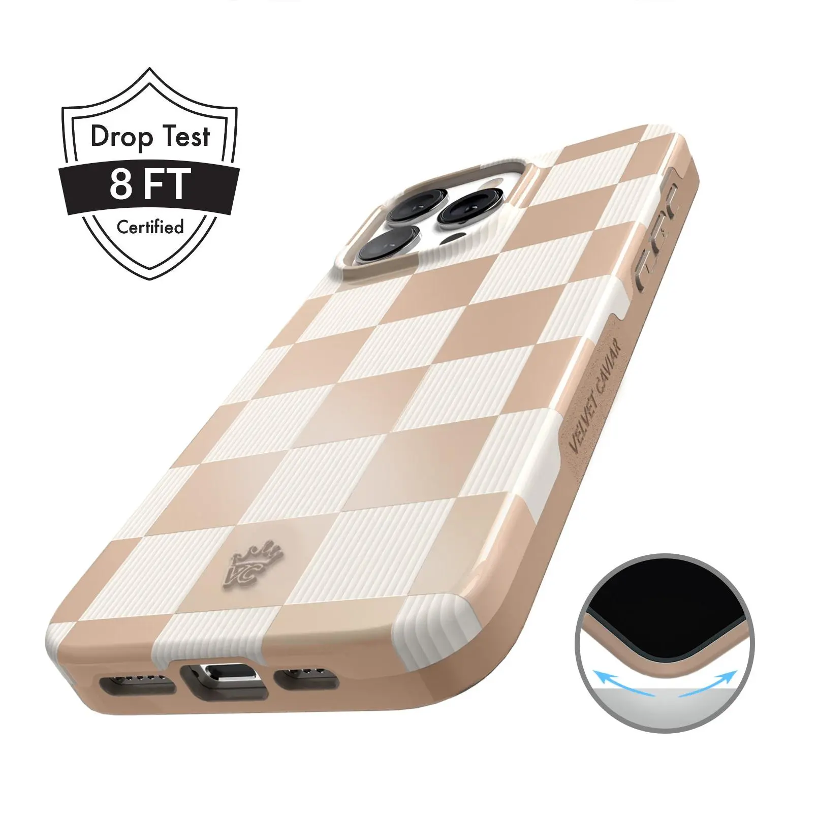 Velvet Caviar Nude Vibe Checker iPhone Case Cute, Trendy & Stylish Phone Cases for iPhone - Drop-tested Cases for iPhone with Shockproof Protection - TikTok Shop Velvet Caviar Nude Vibe Checker iPhone Case Cute, Trendy & Stylish Phone Cases for iPhone - Drop-tested Cases for iPhone with Shockproof Protection - TikTok Shop