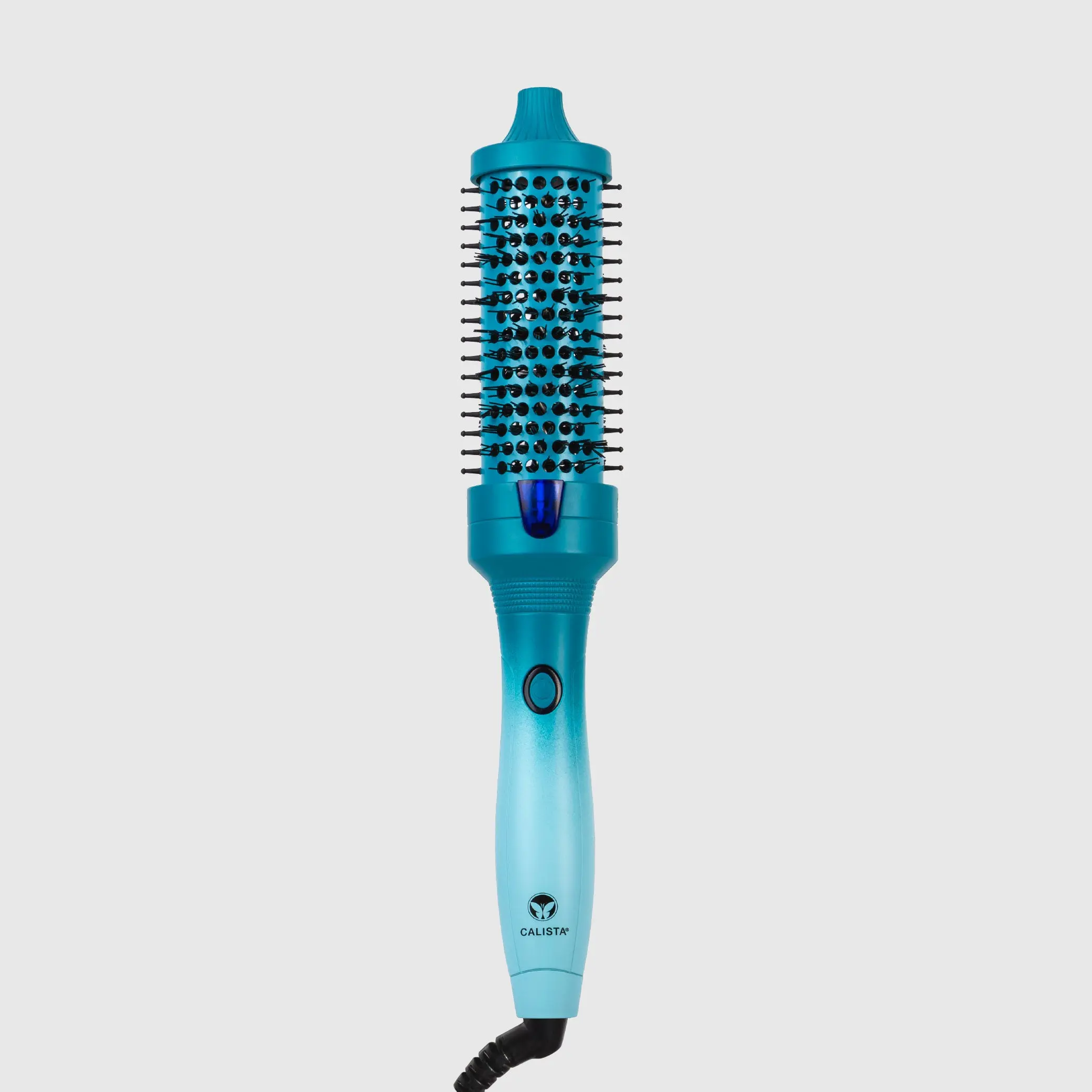 FAUXblo Thermal Blowout Brush 1.5" - Airless, Heated Blowout Tool for Mid-Length Hair - Fusion Technology