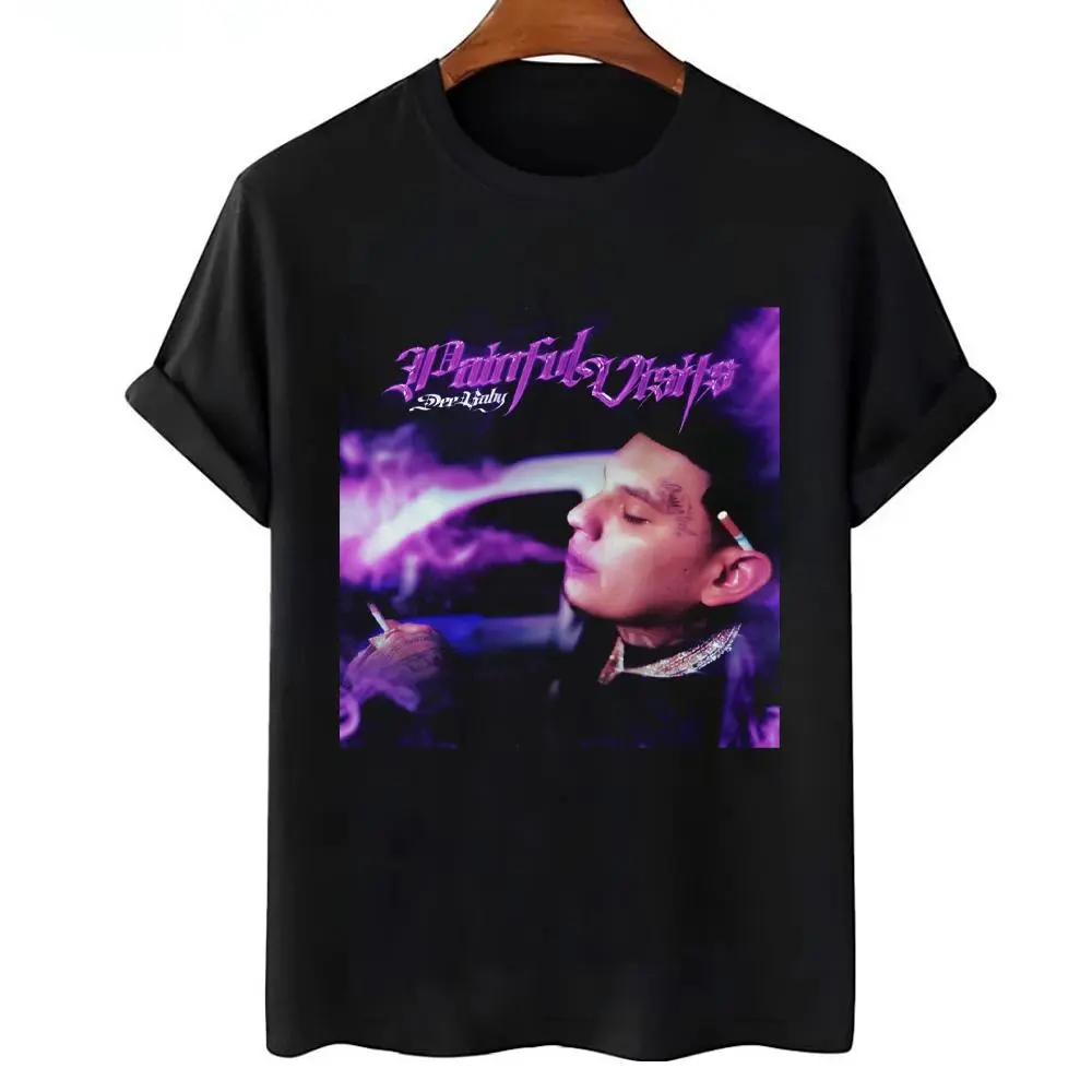 Men's Fitted Cotton Short-Sleeve Print Casual Round Neck T-Shirt - Deebaby Painful Visits Style Menswear Streetwear Top, HG10314, Shortsleeve, Tshirt