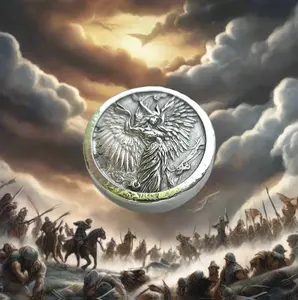 Valkyrie Deluxe 1 Troy Ounce Poured .999 Fine Zinc Art Round Laser Etched Certified Limited Edition Original Design