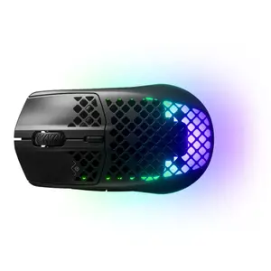 SteelSeries Aerox 3 Wireless Mouse: RGB Lighting, Slim Design, Laptop Accessory