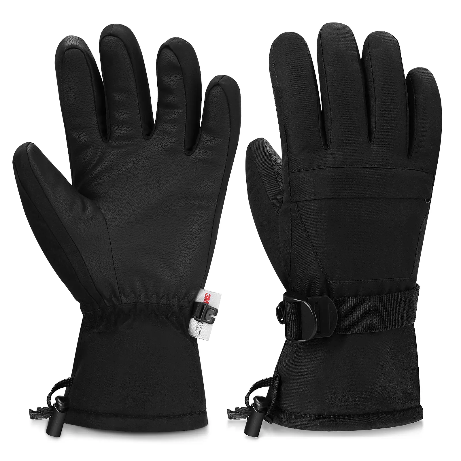 Ski Gloves, Warmest Waterproof and Breathable Snow Gloves for Cold Weather, Fits Both Men & Women,for Parent Child Kids Outdoor