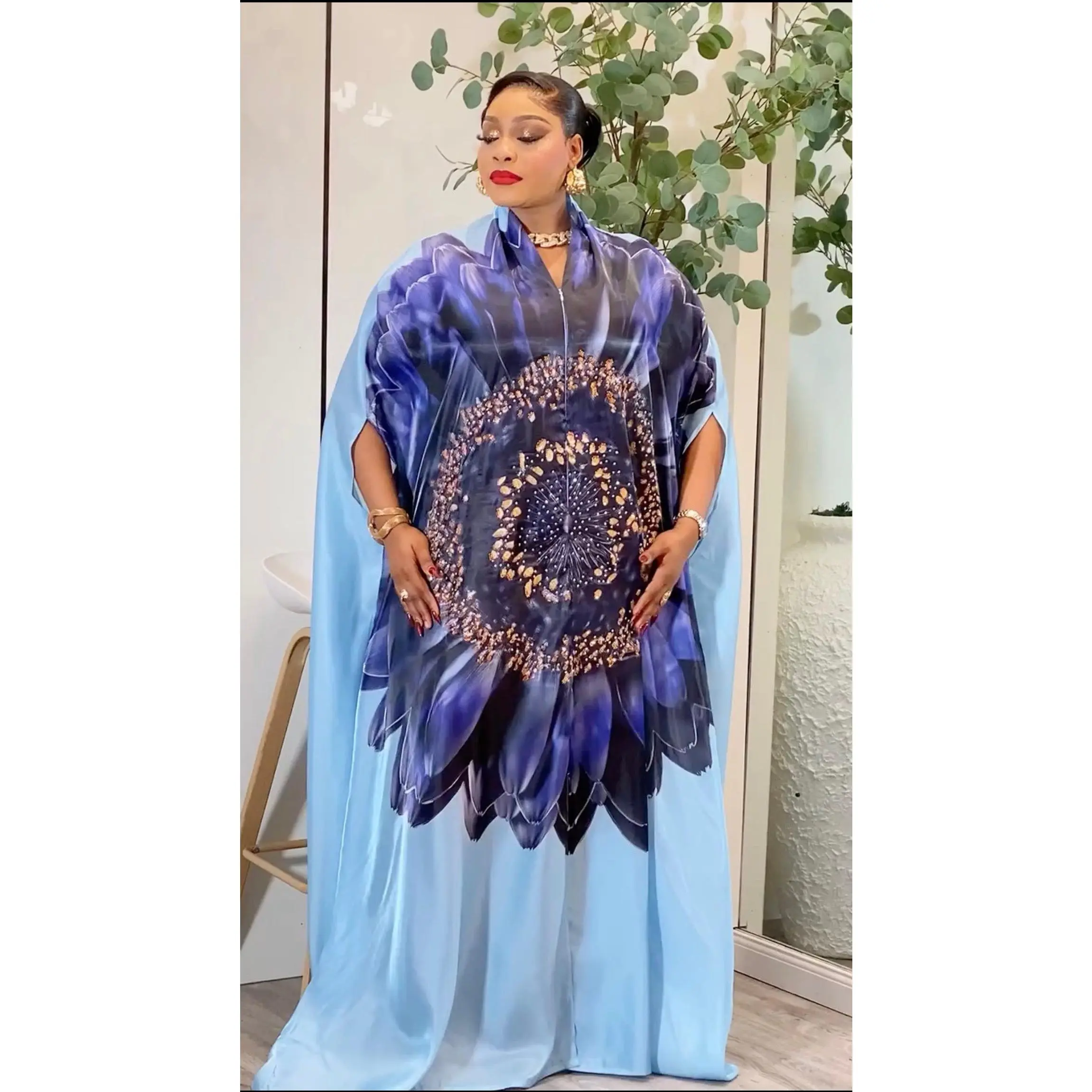 Blue Floral Rhinestone Kaftan Dress: Wedding Guest Outfit Birthday Party Graduation Cocktail Anniversary - TikTok Shop Blue Floral Rhinestone Kaftan Dress: Wedding Guest Outfit Birthday Party Graduation Cocktail Anniversary - TikTok Shop