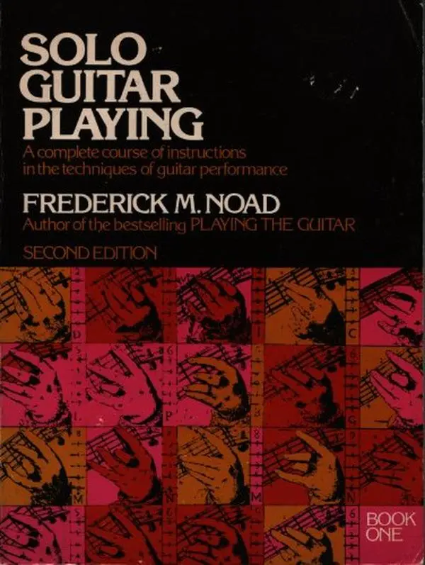 Used Frederick M. Noad Solo Guitar Playing Tutorial Book, English Text (Paperback)