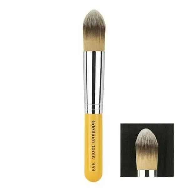 Bdellium Tools Professional Makeup Brush - Travel 949 Pointed Foundation for Flawless Application