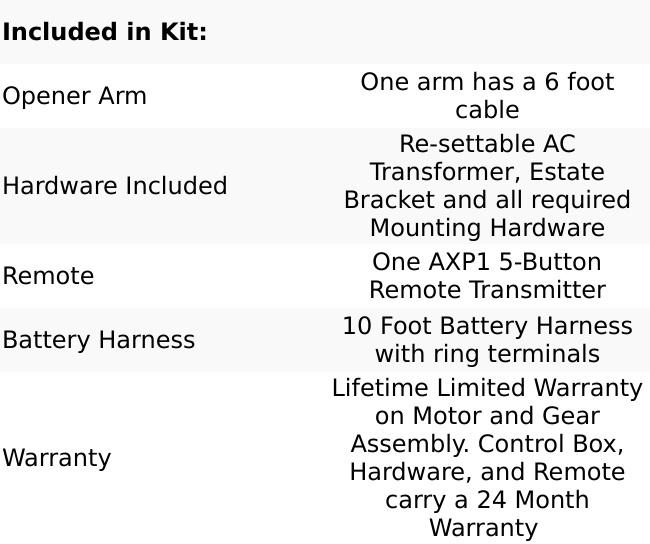GHOST PRO Series Single Automatic Gate Opener Kit - LSM1