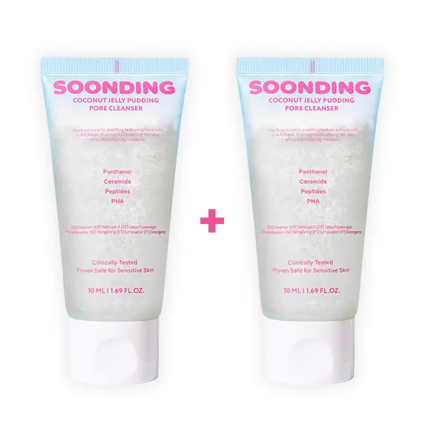 [SOONDING] Jelly Pudding Pore Cleanser Duo - 50ml + 50ml