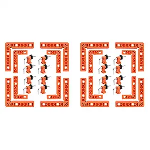 2X 90 Degree Clamp, Positioning Squares, Right Angle Clamp with Clamp, Corner Clamps Woodworking Tool