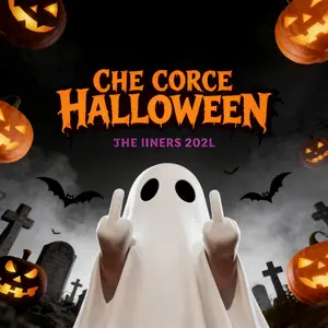 Halloween Rude Ghost Decor, Funny Middle Finger Ghost for Spooky Season Outdoor/Indoor Decor