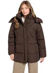 GUESS Female Eco Eleonor Hooded Puffer Jacket