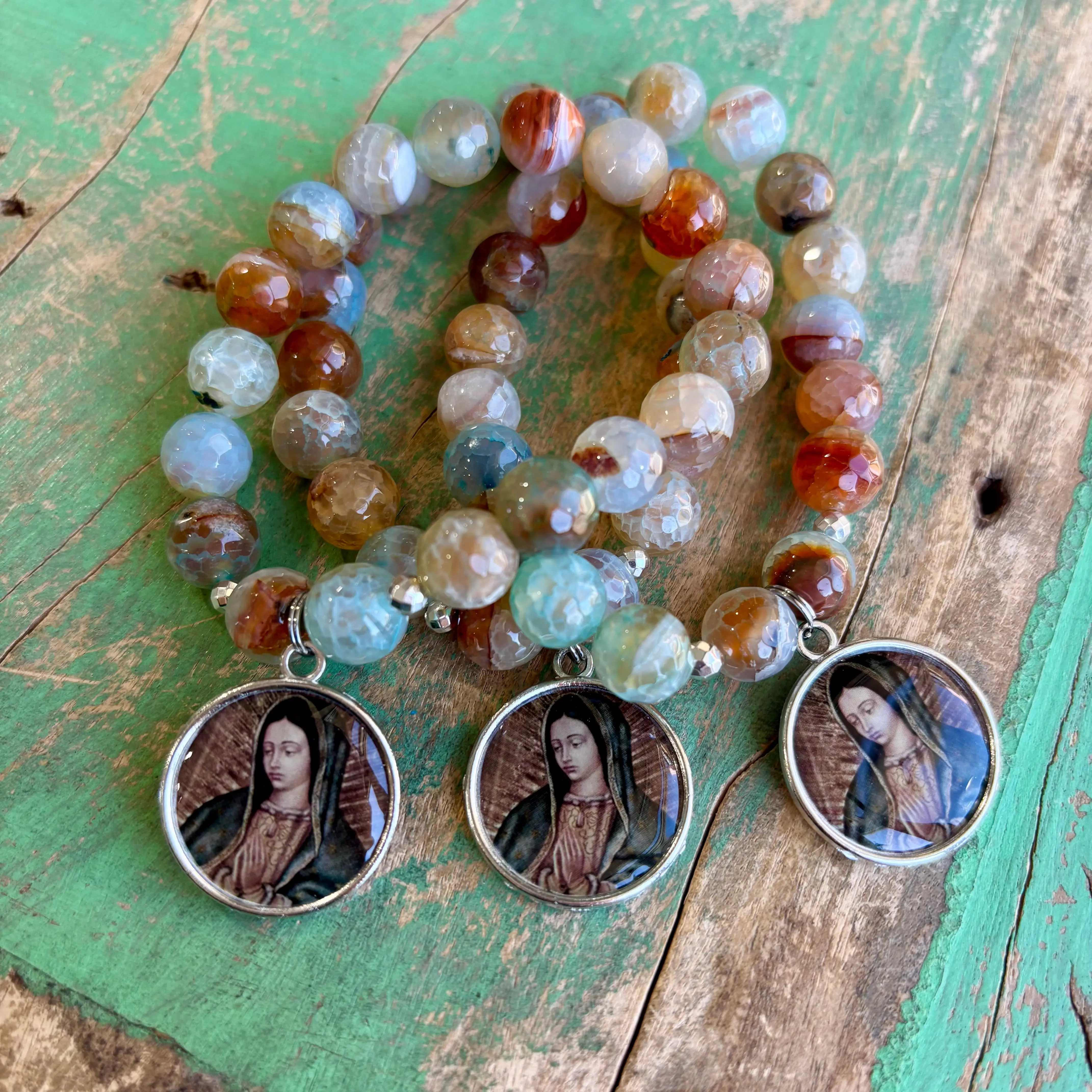 Round OLG Agate Bracelet