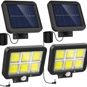 1pc Solar Light 6cob LED, Motion Sensor Outdoor Security Lamp, Waterproof Decking & Patio Light, Ideal for Garden, Fence, Pathway