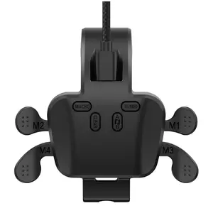 PS-5 Controller Paddles with MIC Function, 4 Back Programmable Buttons, Plug and Play, Combo/Turbo/Key Swap/Remapping Support, Compatible with PS-5 Console/PC/MAC, Black