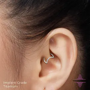 G23 Titanium Daith Piercing - Daith Jewelry