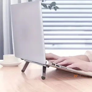 5pcs [Ideal Holiday Gift] Adjustable and Foldable Laptop and Tablet Stand |   Cooling Design, Adjustable Height, Improved Vision, Lightweight Material, Suitable for Home, Office, Dorm, Car Travel |   Ideal Holiday Gift