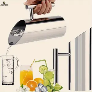 [Stainless Steel Kettle] Stainless Steel Kettle | Durable, Ergonomic Handle, Splash-Proof Spout, Easy-Pour Design, Stovetop-Safe, Food-Grade Material, for Iced/Hot Tea, Coffee, Milk