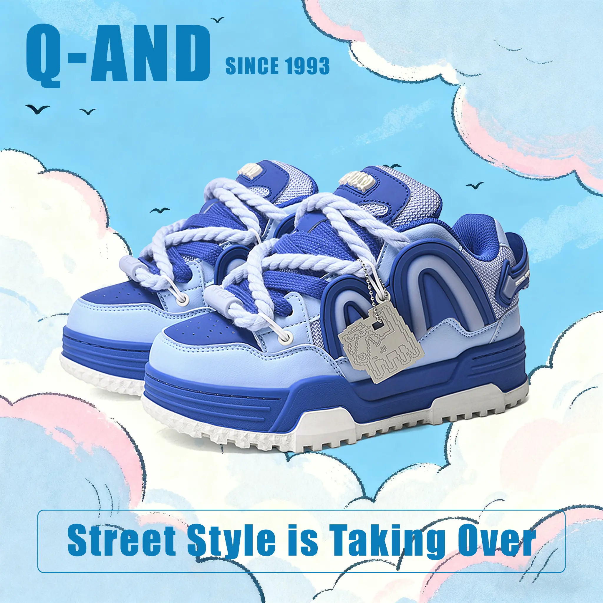 Unisex Chunky Platform Skate Shoes, Breathable Lace-up Casual Trainers with a Height-Increasing Elevator Sole, Breathable Skate Shoes, Slip Resistant Shoes